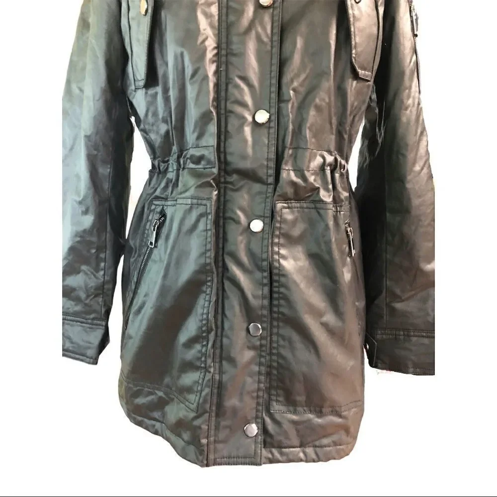 𝅺victoria’s Secret Waxed Cotton Parka Size M